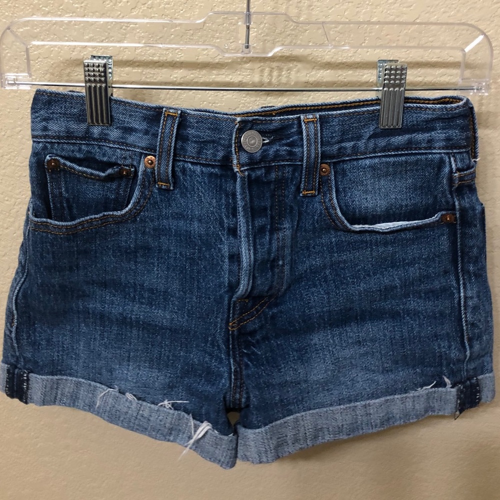 Levi’s denim high rise 501 shorts
